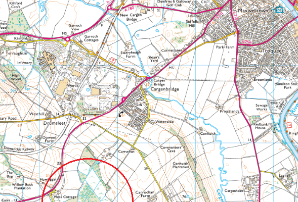 East Dalskairth Location Plan